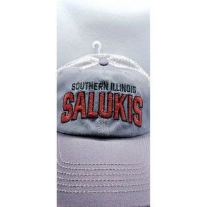 SALUKIS Trucker Cap Southern Illinois University Adjustable Mesh Gray SIU